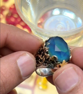 Men's Aquamarine premium Stone Color Change – VIP Ring