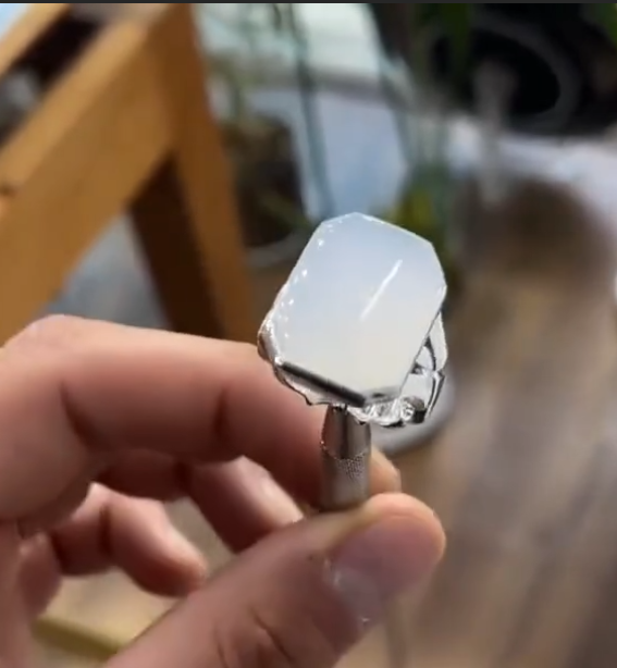 White Stone Designer VIP Ring Most Demanded