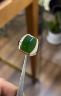💚 Royal Green aqeeq Stone VIP Ring Most Demanded