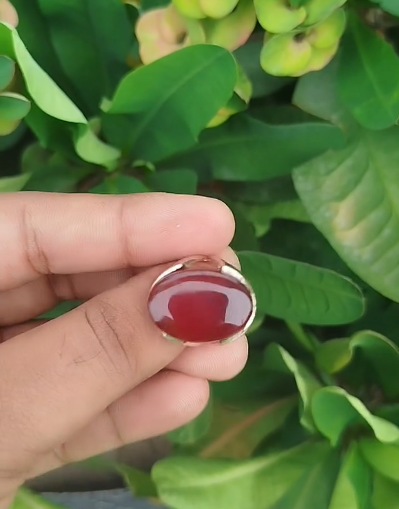 Premium Yemeni Aqeeq Stone Ring for Men Most Demanded