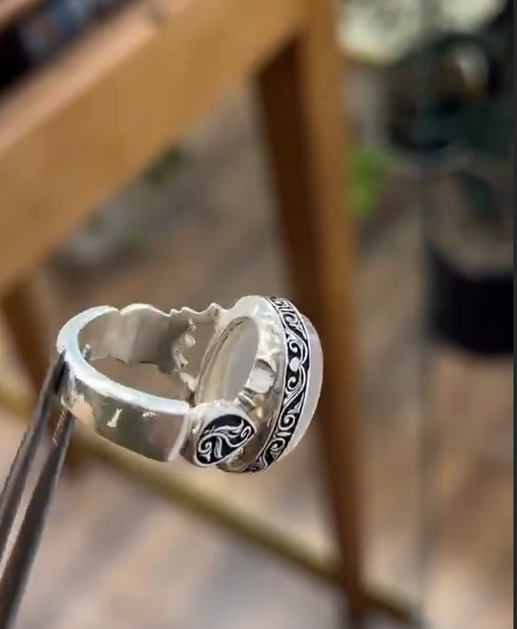Premium Yemeni Aqeeq Stone Ring for Men Most Demanded