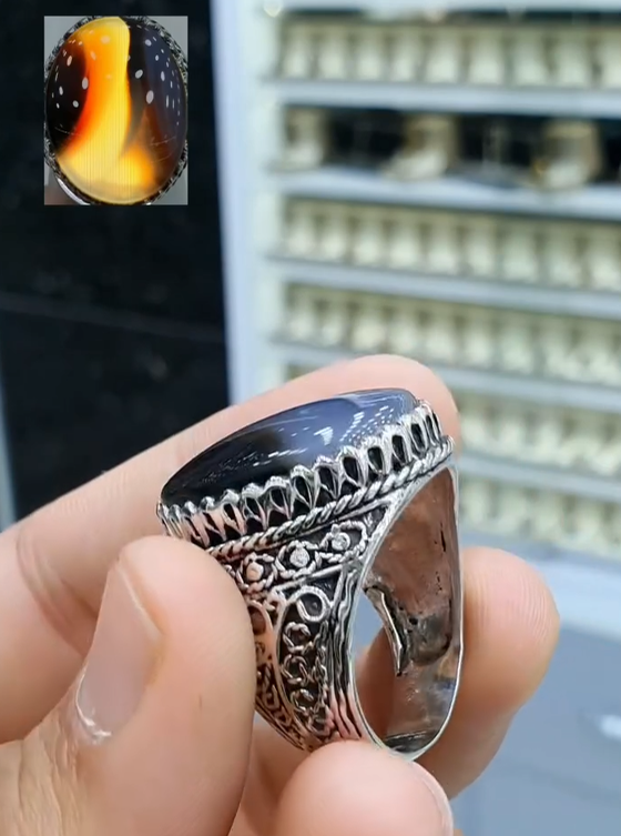 Yemeni Aqeeq Ring for Men Most Demanded