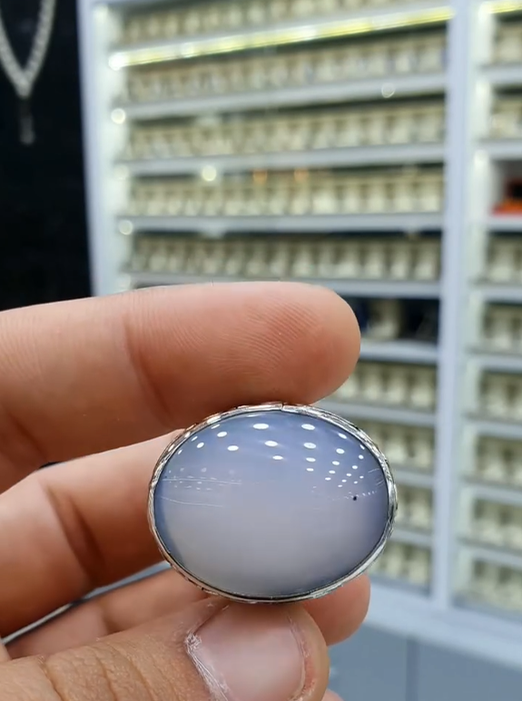 Luxury Yemeni Aqeeq Silver Ring for Men Most Demanded