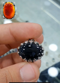 Yemeni Aqeeq Silver Ring for Men Most Demanded