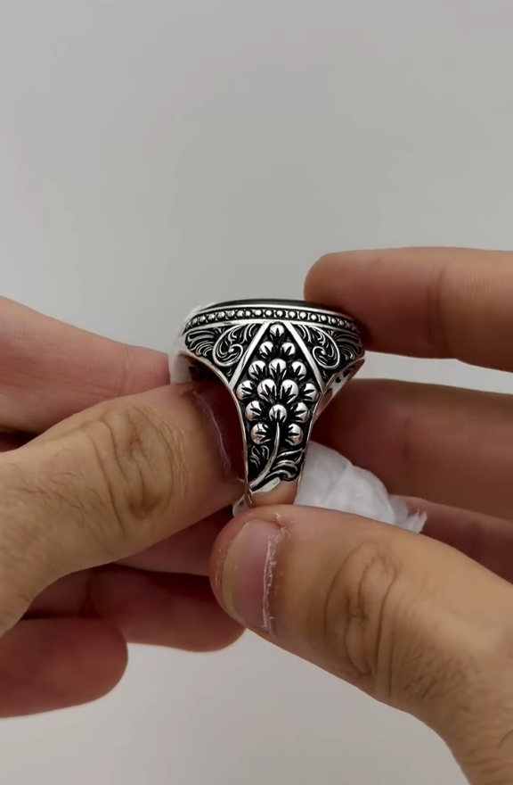 Sultan Collection Aqeeq Ring for Men Most Demanded