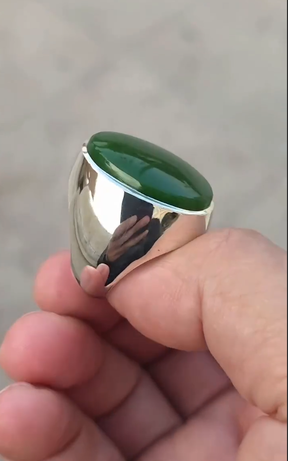 Royal Yemeni Aqeeq Stone Ring for Men Most Demanded
