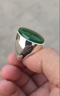 Royal Yemeni Aqeeq Stone Ring for Men Most Demanded
