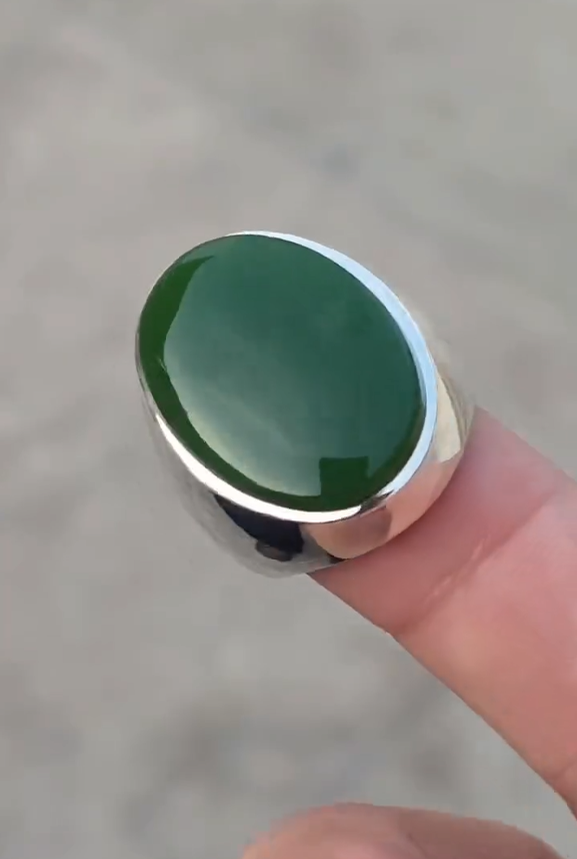 Royal Yemeni Aqeeq Stone Ring for Men Most Demanded