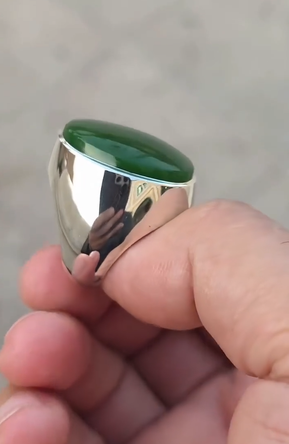 Royal Yemeni Aqeeq Stone Ring for Men Most Demanded