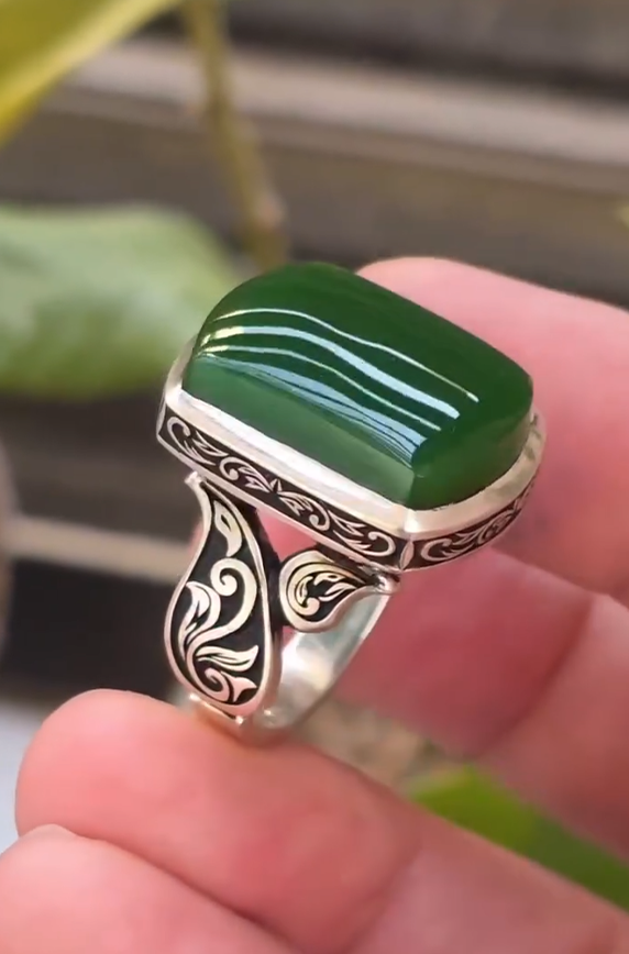 Modern Gentleman Aqeeq Ring for Men Most Demanded