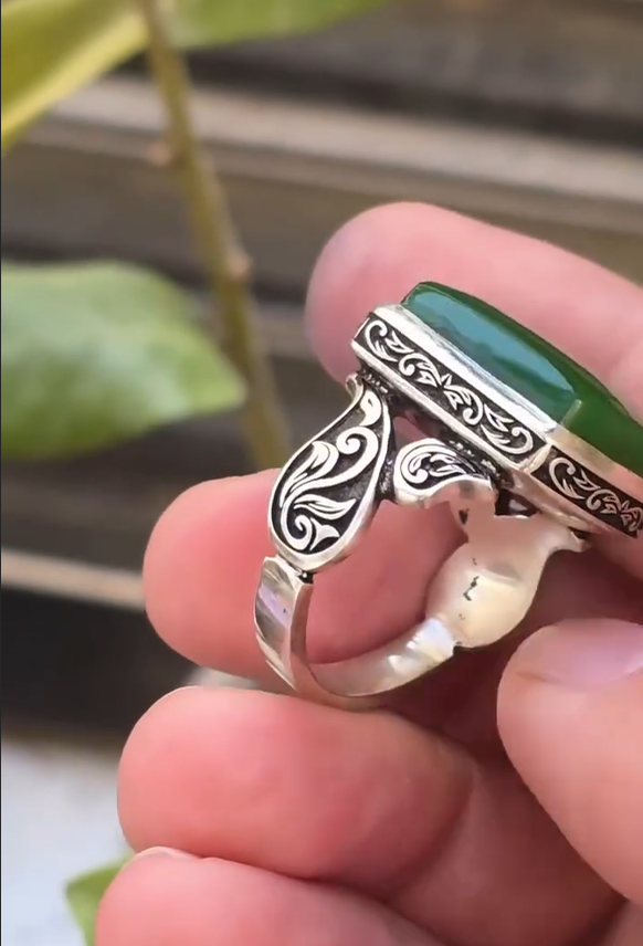 Modern Gentleman Aqeeq Ring for Men Most Demanded