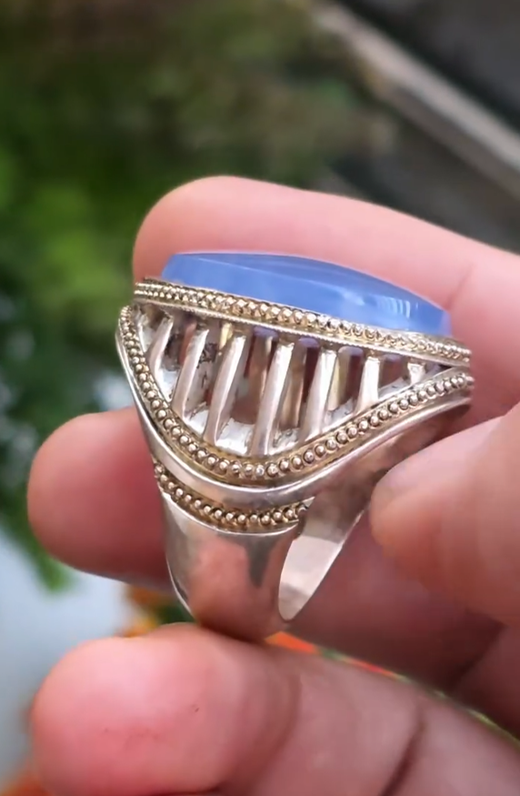 Royal Yemeni Aqeeq Ring VIP for Men Most Demanded