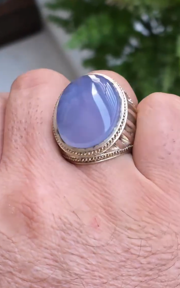 Royal Yemeni Aqeeq Ring VIP for Men Most Demanded