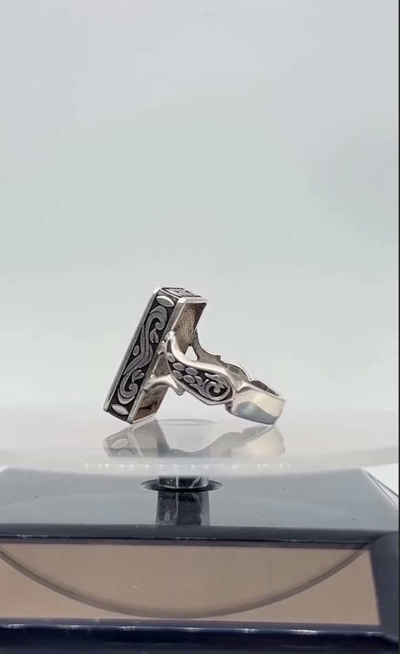 Natural Aqeeq Ring VIP for Men Most Demanded
