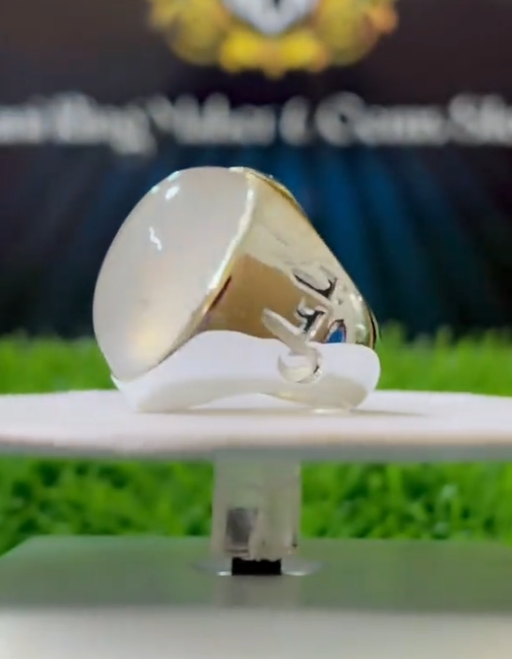 White Aqeeq Ring VIP for Men Most Demanded