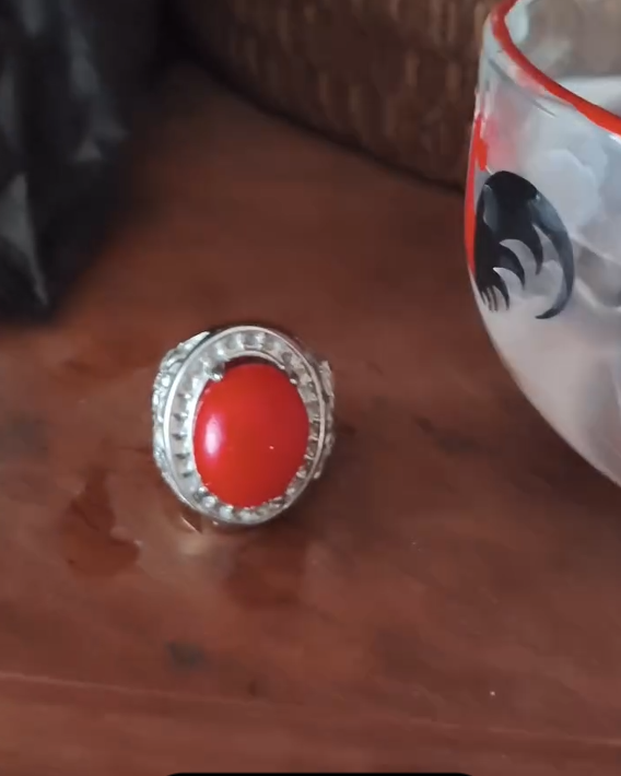 Ruby Red Aqeeq Ring VIP Most Demanded