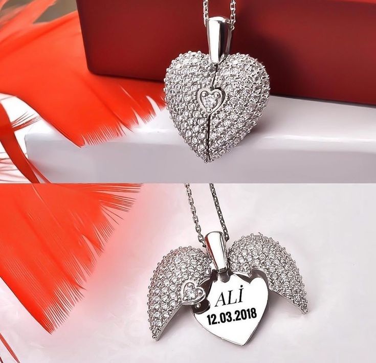 ZIRCOON HEART LOVE LOCKET